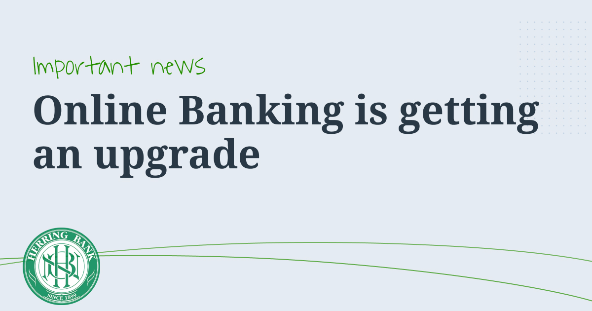 Newsroom - Online Banking upgrade