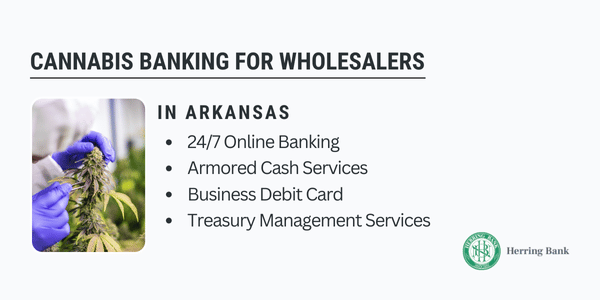 Arkansas Cannabis Banking Arkansas Weed Bank